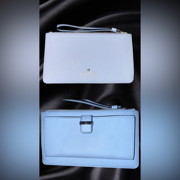 Kate Spade Light Blue Wristlet Wallet - Picture 2 of 7